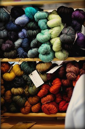 Sock yarn colors 2009