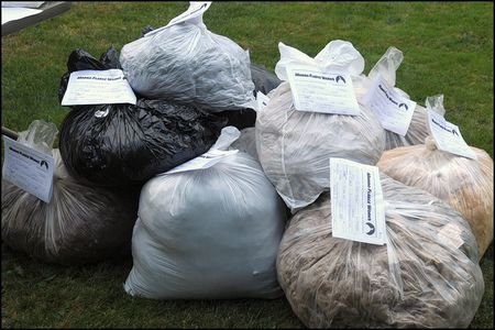 Bags of fleece