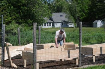 Ken making raised boxes