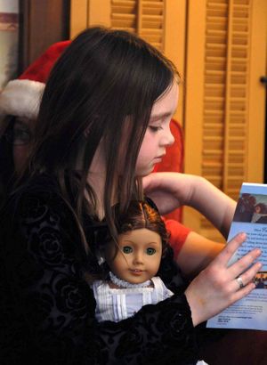 McKayla and her American Girl Doll